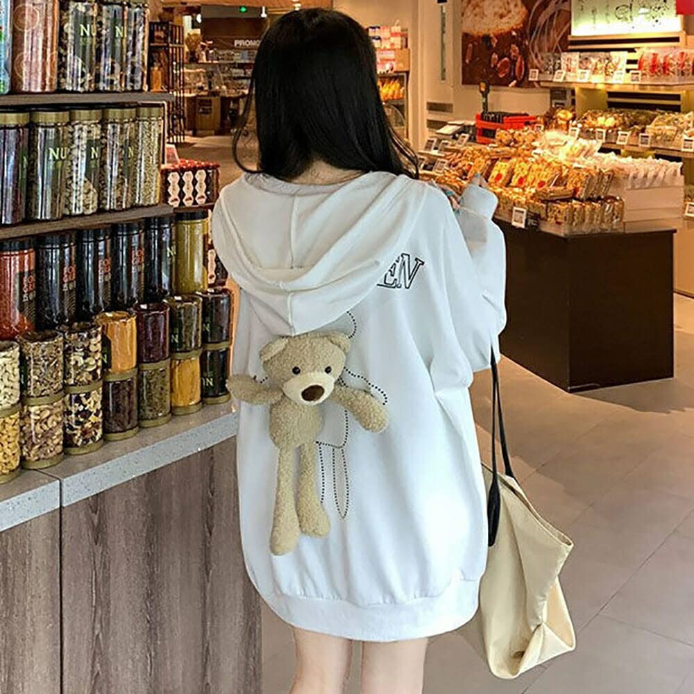 新品韓国　パーカー　くまティシャツ　上着　3点セット 71QG+B56DhL._UY1000_.jpg